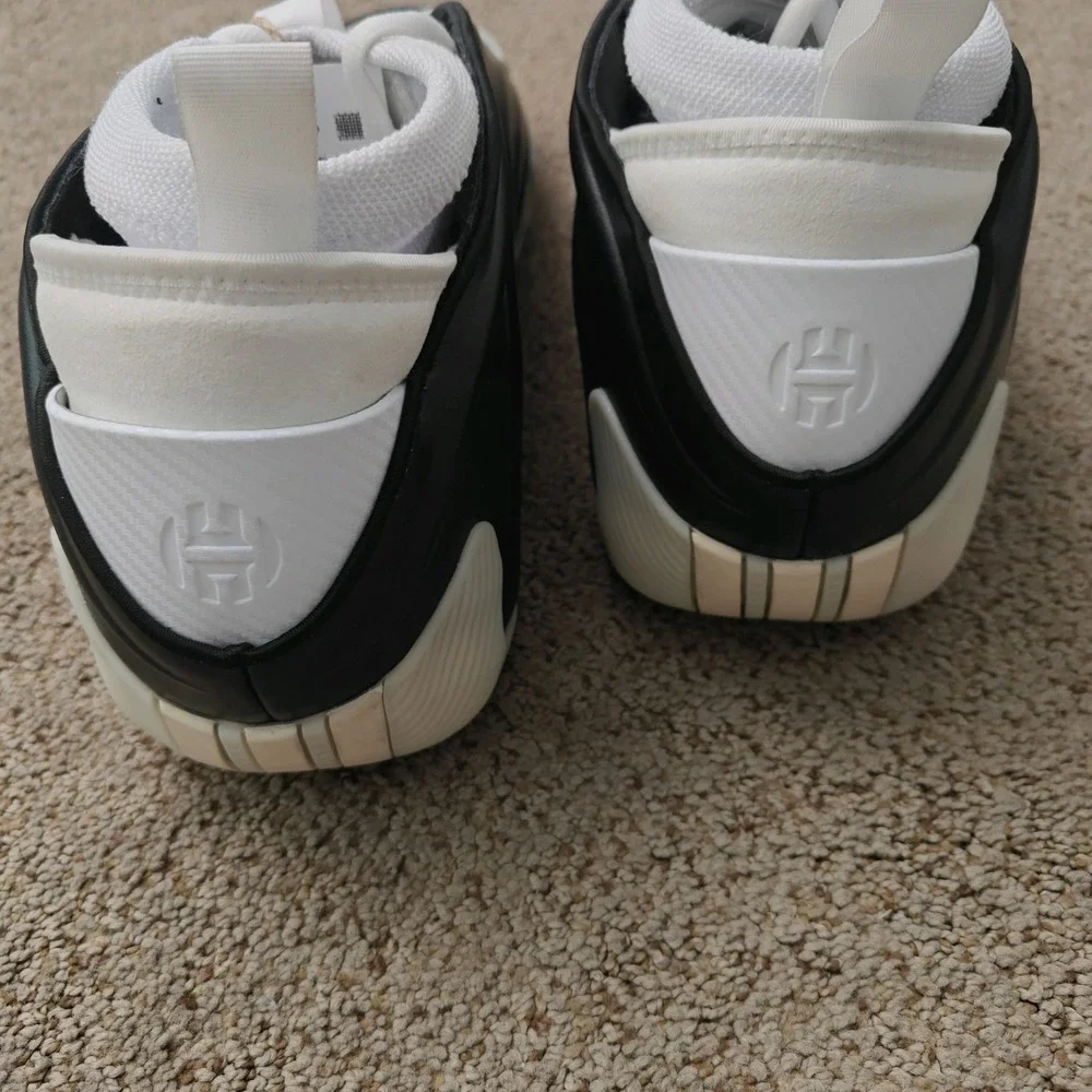 Adidas Harden Volume 9 Mens Size 20 Black White Basketball Shoes JQ9137 NWT